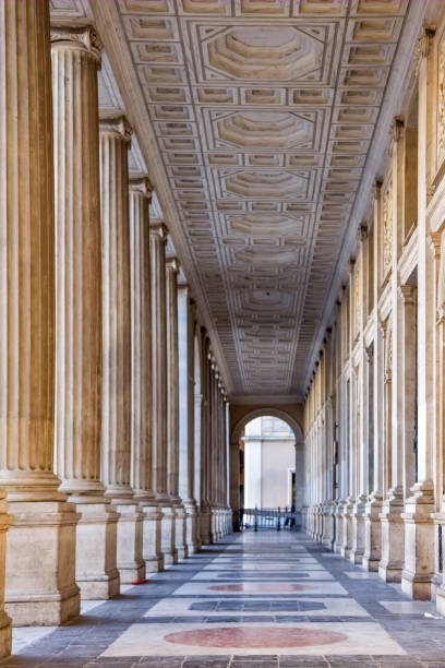 istock Passage of the roman columns in Rome 858678878