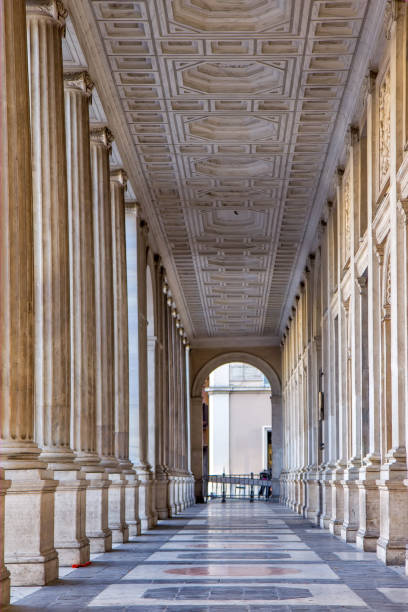 istock Passage of the roman columns in Rome 858679000