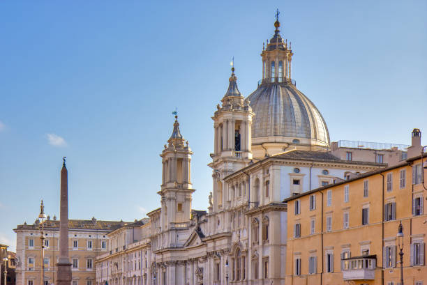 istock Sant'Agnese in Agone on the Piazza Navona, Rome 858679090