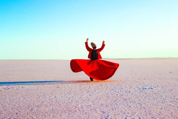 istock Whirling in love...Salt Lake, Turkey 858679156
