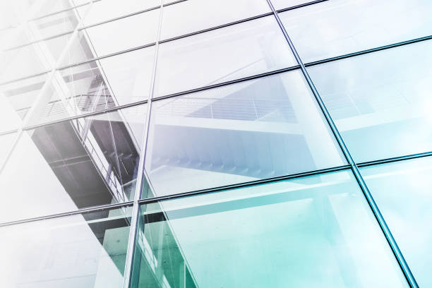 istock glass facade building exterior, abstract architecture background - 858688574