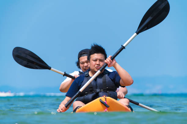 istock Sea kayaking in Okinawa 858688868