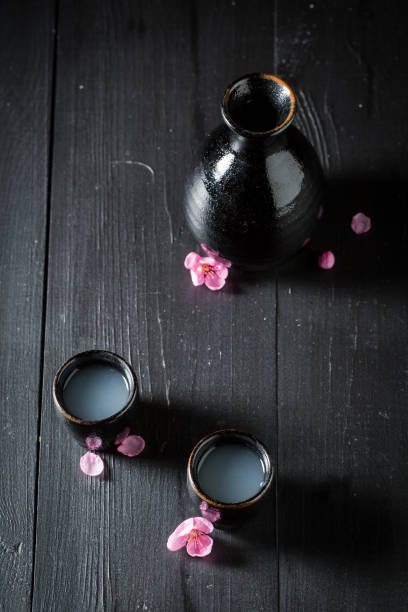 istock Traditional and delicate sake in the Japanese restaurant 858691738