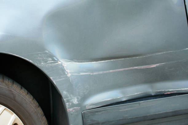 istock Broken car door detail 858699202