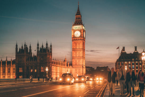 istock Westminster Bridge with Big Ben in London, UK 858705712