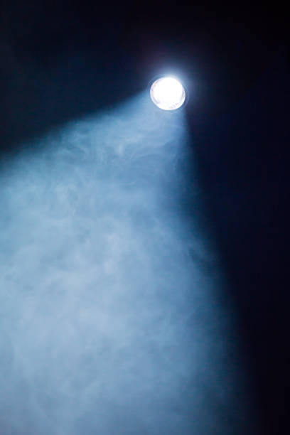 istock Rays theatrical spotlights on the stage during the performance. Lighting equipment. The lighting designer. Theatrical smoke. The art and creativity 858706820