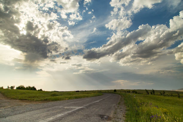 istock beautiful landscape with clouds in the sky 858719372