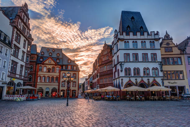 istock Historic House facades Main Market Trier 858744672