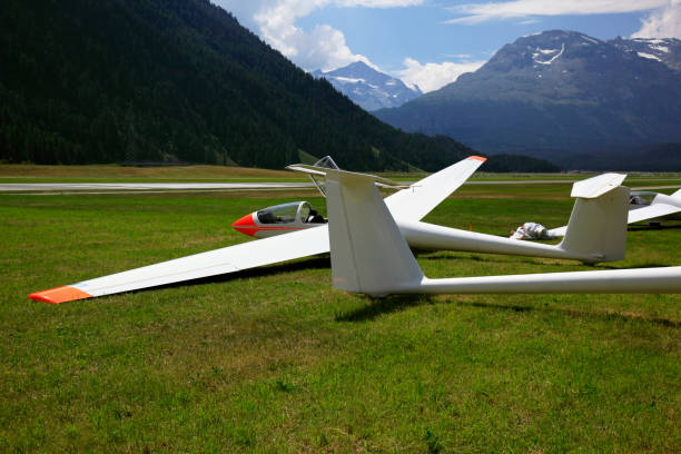 istock Gliders in the mountains of St Moritz 858755748