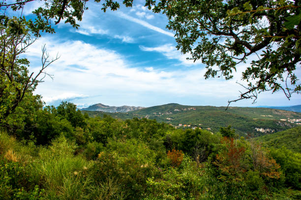 istock Mediterranean Landscape near Rabac in Croatia 858756582