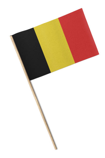 istock Belgium Small flag isolated on a white background 858758918