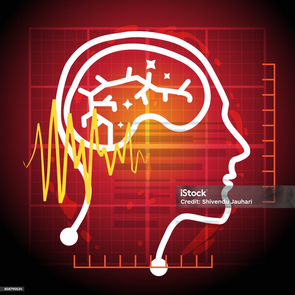 Abstract Brain Activity Brain Activity Abstract Stock Illustration - Download Image Now ...