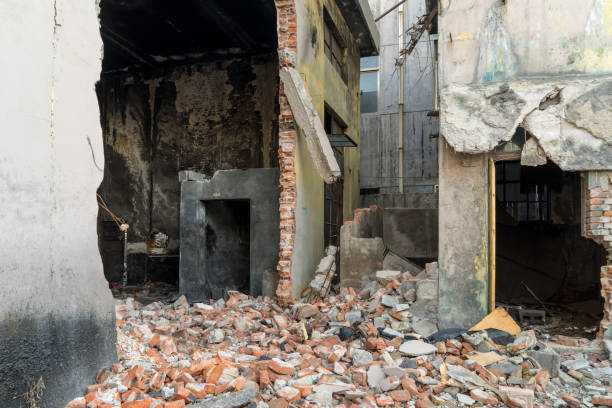 istock old factory buildings destroyed 858794028