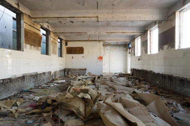 istock old factory buildings destroyed 858797268