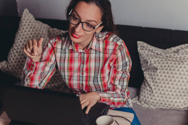 istock Young woman at home 858797454