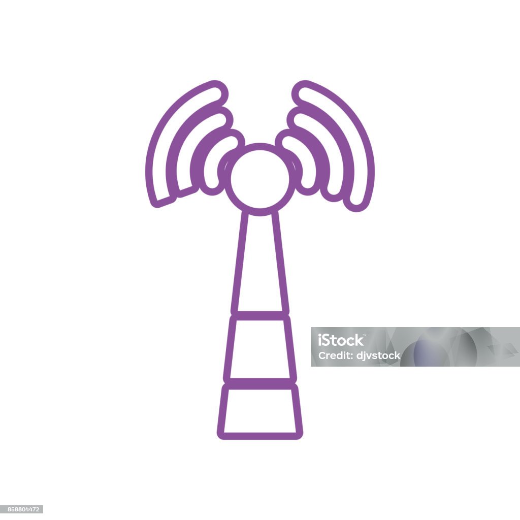 Wireless Sign Vector Illustration Stock Illustration - Download Image ...
