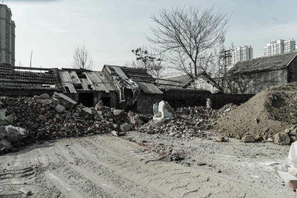 istock old factory buildings destroyed 858807350