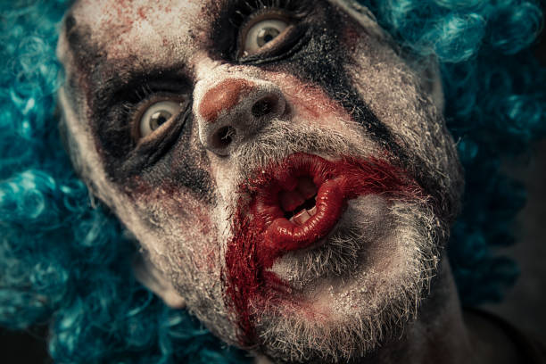 istock Angry Halloween Clown 858814222