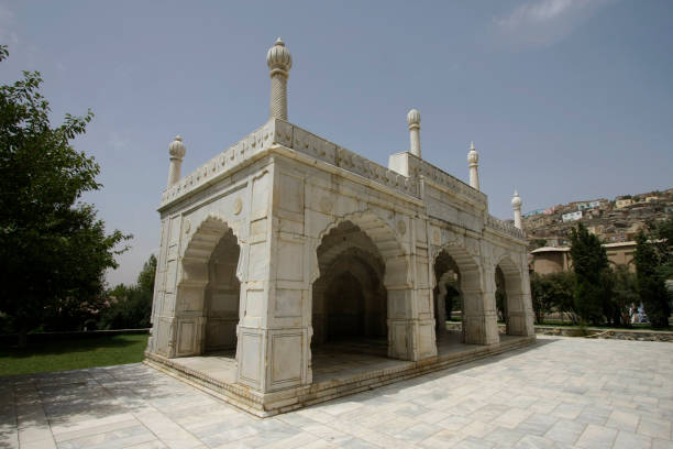 Small mosque in Babur Gardens, Kabul