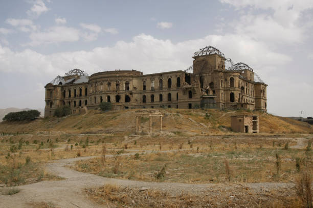 istock Ruins of Darul Aman palace in Kabul 858814366