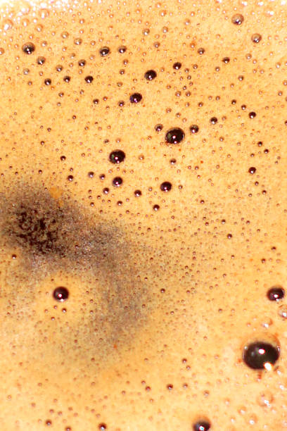 istock Small bubbles of frothy coffee 858816726