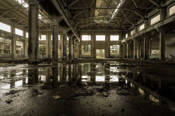istock old factory buildings destroyed 858834578