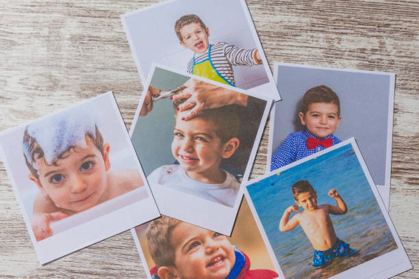 Collage pictures of a kid