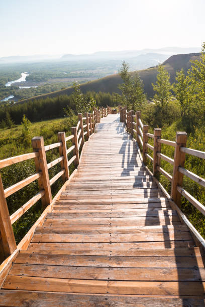 istock Wooden stairs 858861818