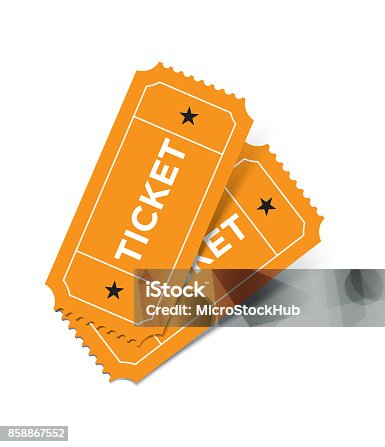 istock Ticket Set On White Background 858867552