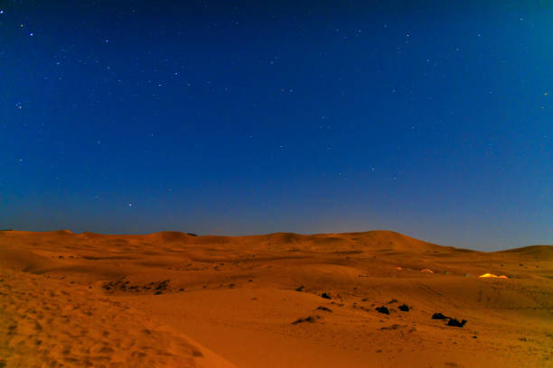 istock Night in Erg Chebbi Sand dunes near Merzouga, Morocco 858881448