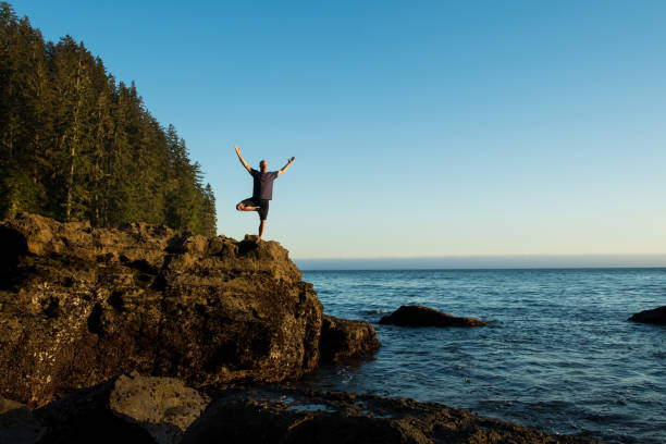 istock Solitutude and relaxation through yoga 858887956