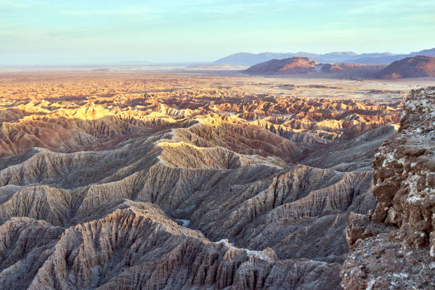 istock barren desert landscape during dusk 858888316