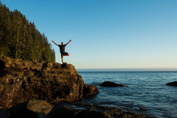 istock Solitutude and relaxation through yoga 858888634
