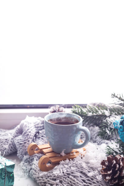 istock blanket with a cup of coffee 858896072