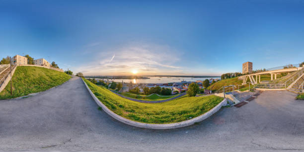 istock Spherical panorama of Nizhniy Novgorod 858898772