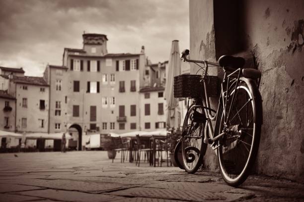 istock Piazza dell Anfiteatro with bike 858903068