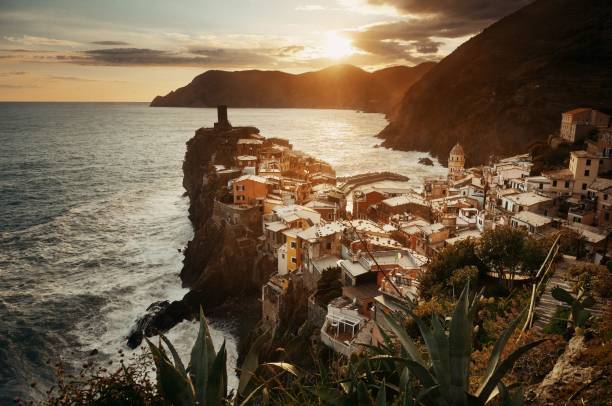 istock Vernazza sunset in Cinque Terre 858917420