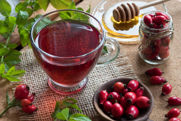 istock A cup of rose hip tea 858924162