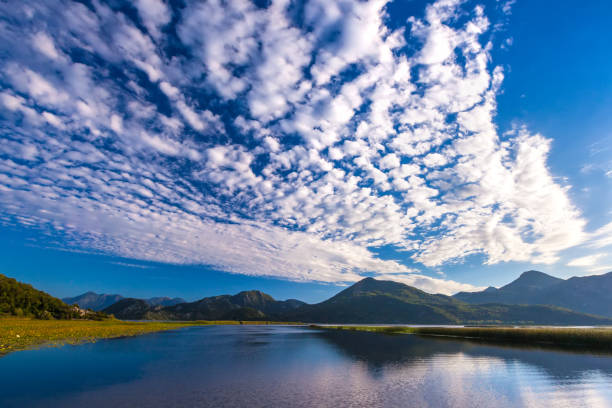 istock Incredibly beautiful clouds over the Skadar Lake. Montenegro. 858932774