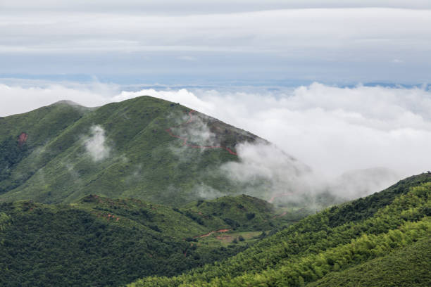 istock clouds over the moutain near rain storm 858936296