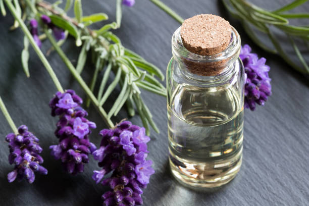 istock A bottle of lavender essential oil 858941510