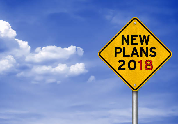 istock New Plans for 2018 - road sign concept 858941664