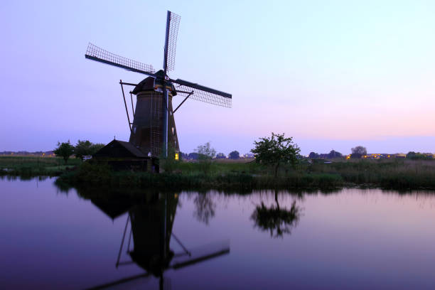 istock Windmills at the UNESCO Site of Kinderdijk at Sunset 858949608