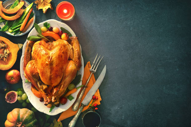 istock Roasted turkey for Thanksgiving Day 858959584