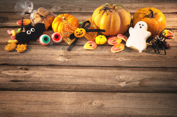 istock Sweets for Halloween. Trick or treat 858960630