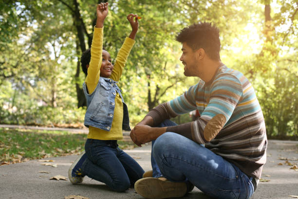 istock African America father with daughter. 858966866