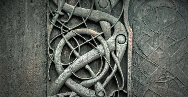 istock Ornament on a church door 858970710