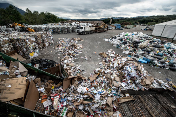 istock High Angle View of Garbage Collection Center 858978790