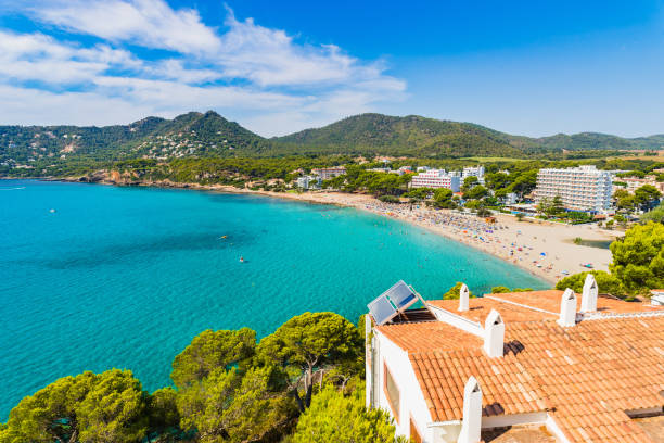 istock Bay of Canyamel beach on Majorca, Spain Balearic Islands 858987672