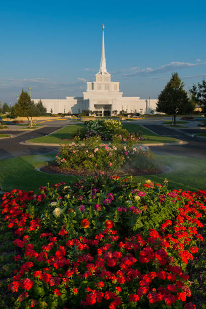 Exterior of the Billings Montana Temple on Rim Point Drive in Billings, Montana